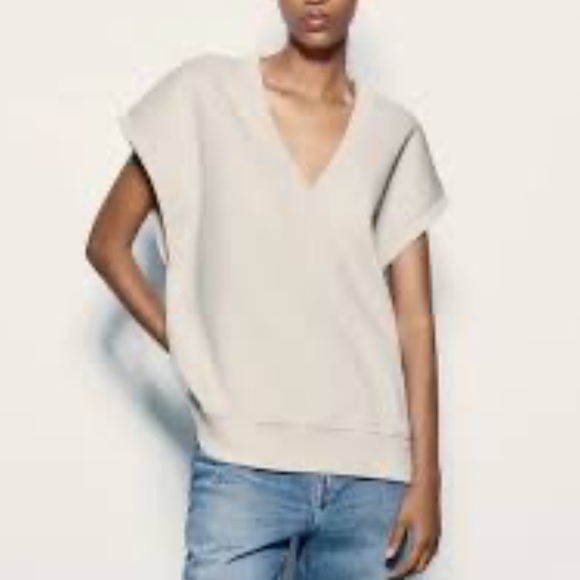 NWT Zara oversized sweater vest - Picture 2 of 3
